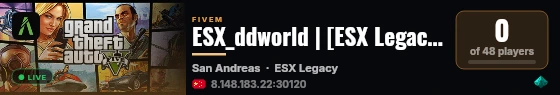 ESX_ddworld | [ESX Legacy] live status badge