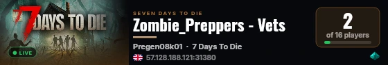 Zombie_Preppers - Vets live status badge