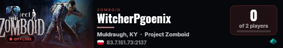 WitcherPgoenix live status badge