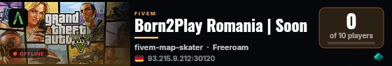 Born2Play Romania | Soon live status badge