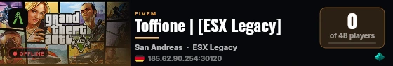 Toffione | [ESX Legacy] live status badge