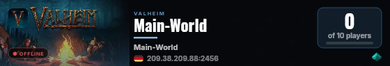 Main-World live status badge