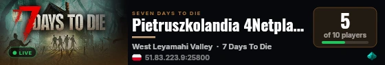 Pietruszkolandia 4Netplayers live status badge