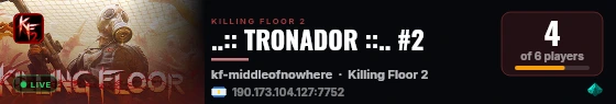 ..:: TRONADOR ::.. #2 live status badge