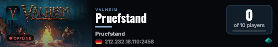 Pruefstand live status badge