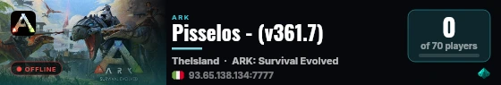 Pisselos - (v361.7) live status badge