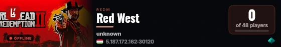 Red West live status badge