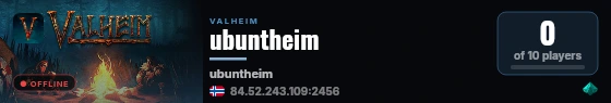 ubuntheim live status badge