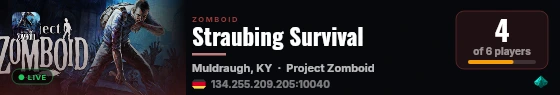 Straubing Survival live status badge