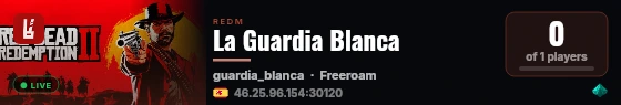 La Guardia Blanca live status badge