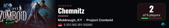 Chemnitz live status badge