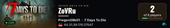 ZoVRu live status badge