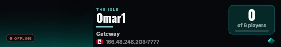 Omar1 live status badge