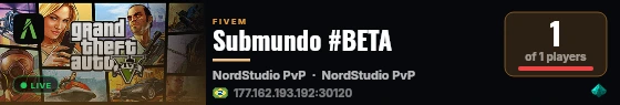 Submundo #BETA live status badge