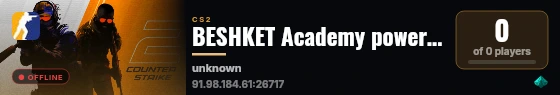 BESHKET Academy powered by PRACC.COM live status badge