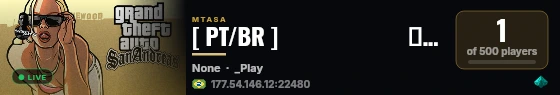 [ PT/BR ]                      ✖        HOPE        ✖                      彡PLAY/FREEROAM live status badge