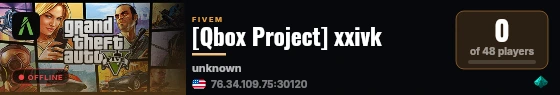 [Qbox Project] xxivk live status badge