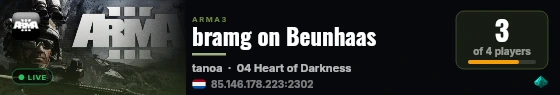 bramg on Beunhaas live status badge