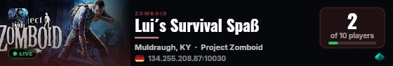 Lui´s Survival Spaß live status badge