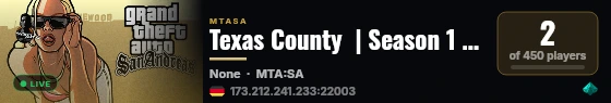 Texas County  | Season 1 Ar/En live status badge