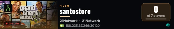 santostore live status badge