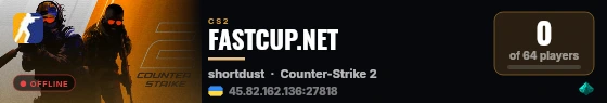 FASTCUP.NET live status badge