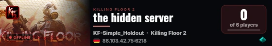 the hidden server live status badge