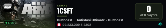 1CSFT live status badge