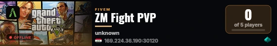 ZM Fight PVP live status badge