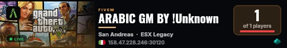 ARABIC GM BY !Unknown live status badge