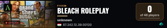 BLEACH ROLEPLAY live status badge