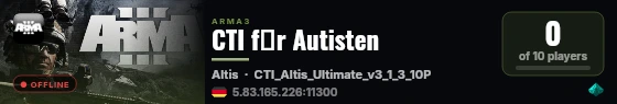 CTI f�r Autisten live status badge