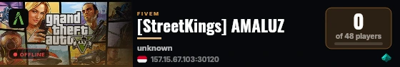 [StreetKings] AMALUZ live status badge