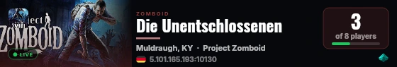 Die Unentschlossenen live status badge