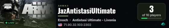 JazAntistasiUltimate live status badge