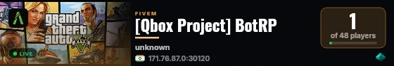 [Qbox Project] BotRP live status badge