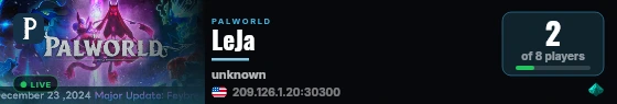 LeJa live status badge