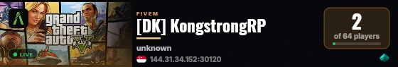 [DK] KongstrongRP live status badge