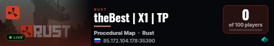 theBest | X1 | TP live status badge