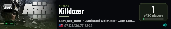 Killdozer live status badge