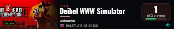 Deibel WWW Simulator live status badge
