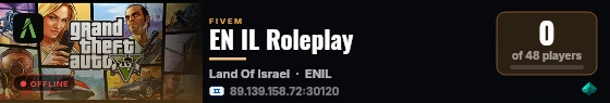 EN IL Roleplay live status badge