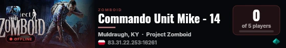 Commando Unit Mike - 14 live status badge