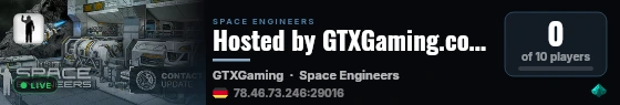 Hosted by GTXGaming.co.uk live status badge