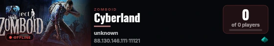 Cyberland live status badge