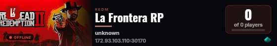 La Frontera RP live status badge
