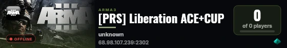 [PRS] Liberation ACE+CUP live status badge