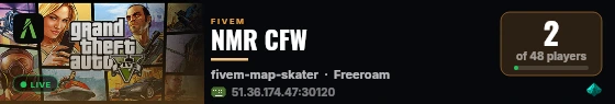 NMR CFW live status badge