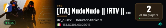 [ITA] NudoNudo || !RTV || !Nominate || !Knife || !WS || !Skin live status badge