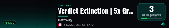 Verdict Extinction | 5x Growth | NA live status badge